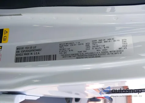 2024 Jeep Wrangler 4-Door Sport S 4X4 from USA, damaged, VIN 1C4PJXDG5RW244037